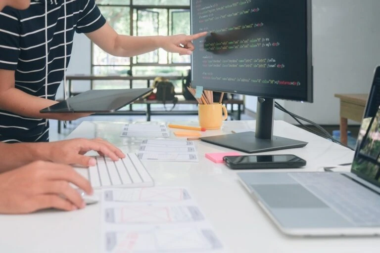Web development services for responsive business websites.